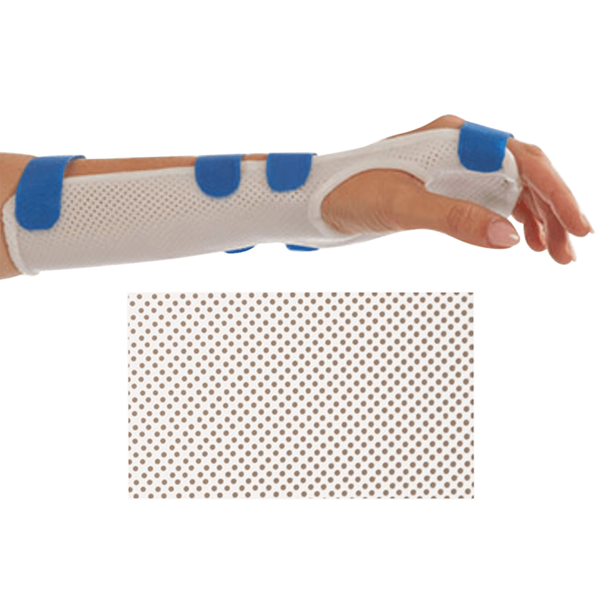 Orfit Natural Non-Stick Splinting Material, White, 18" x 24" Sheet
