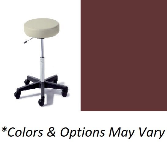 Midmark Ritter 272 Adjustable Basic Stool, Cranberry, 300 lb Capacity