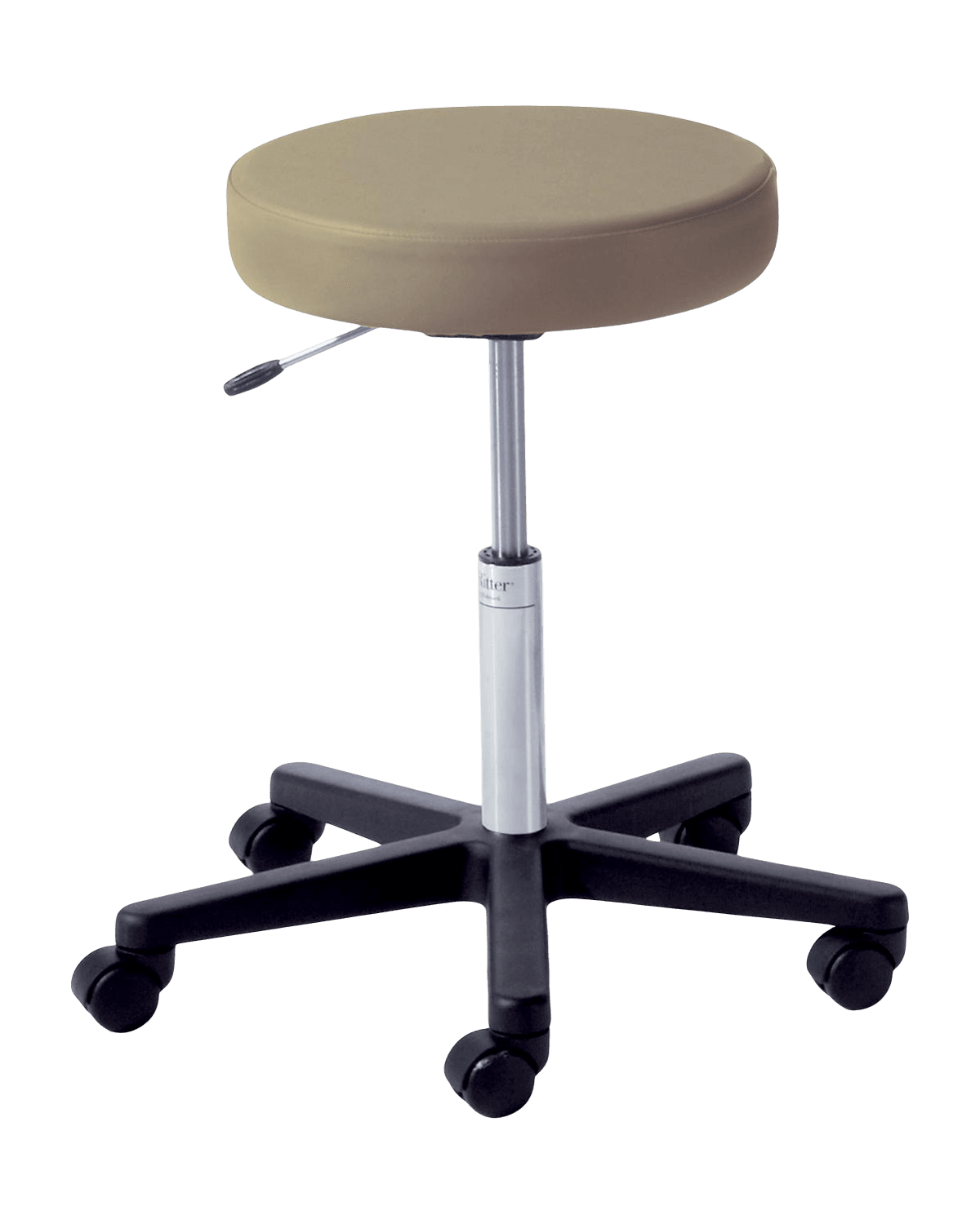 Midmark Ritter 272 Basic Adjustable Stool with Casters, Dark Linen, 300 lb Capacity