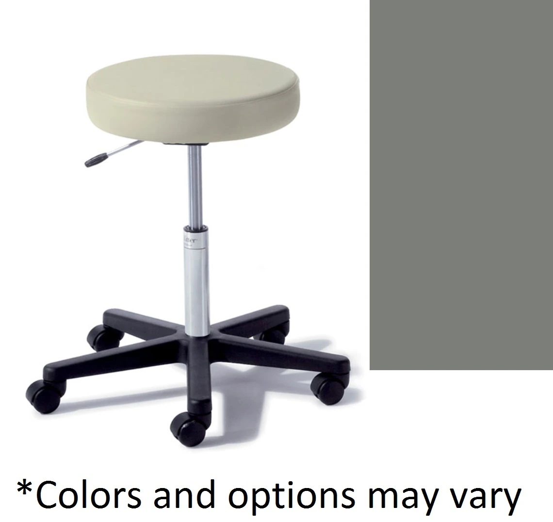Midmark Ritter 272 Basic Stool, Value Series, Lunar Gray, 300 lb Capacity
