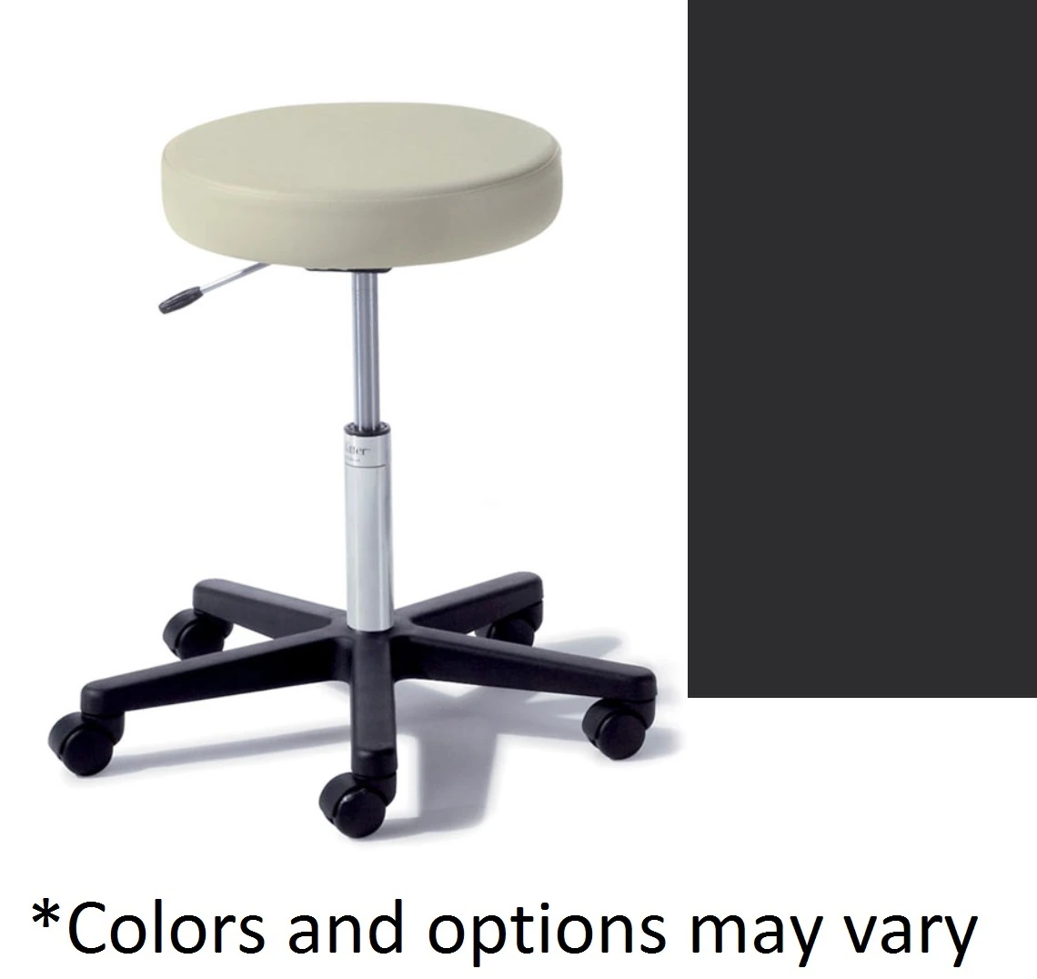 Midmark Ritter 272 Basic Stool, Value Series, Obsidian, 300 lb Capacity