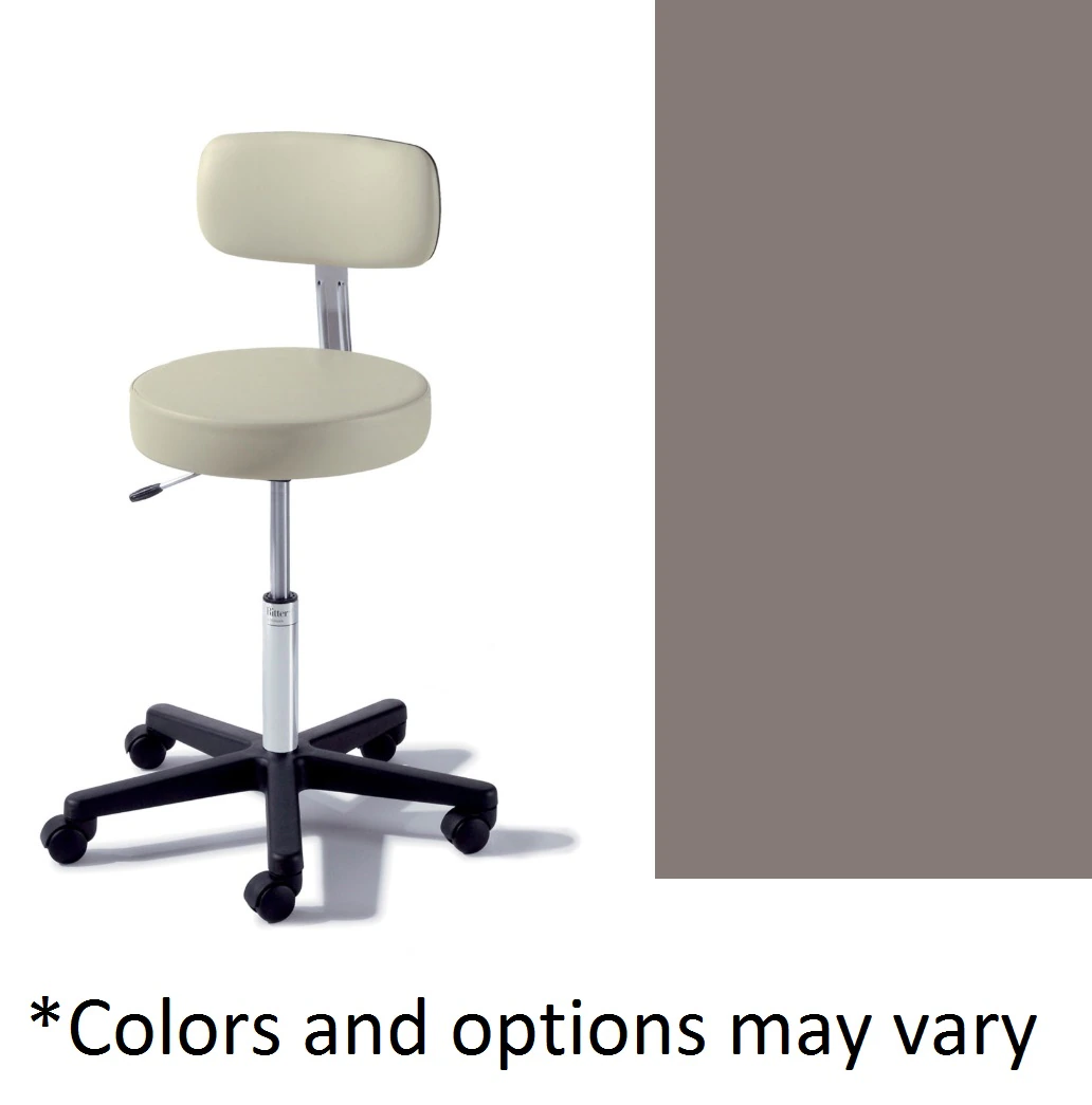 Midmark Ritter 273 Basic Stool with Back, Latte, 225 lb Capacity