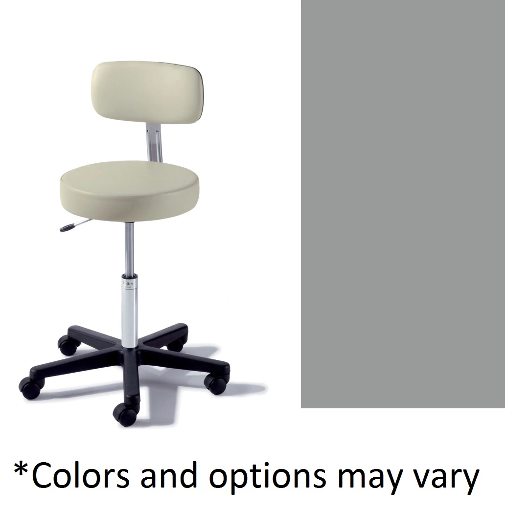 Midmark Ritter 273 UFree Basic Stool with Back, Value Series, 225 lb Capacity