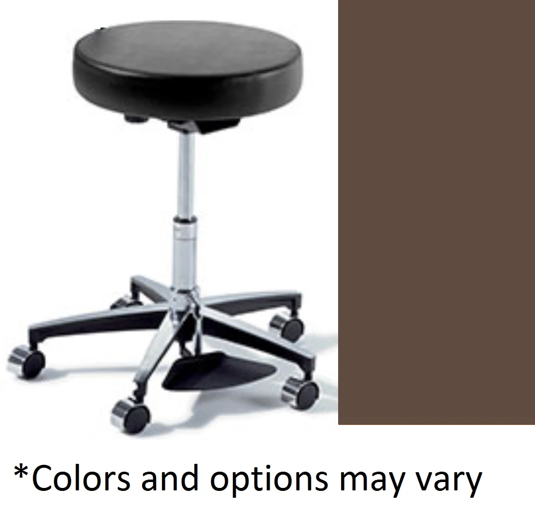 Midmark Ritter 276 UltraFree Exam Stool with Foot Ring, 350 lb Capacity