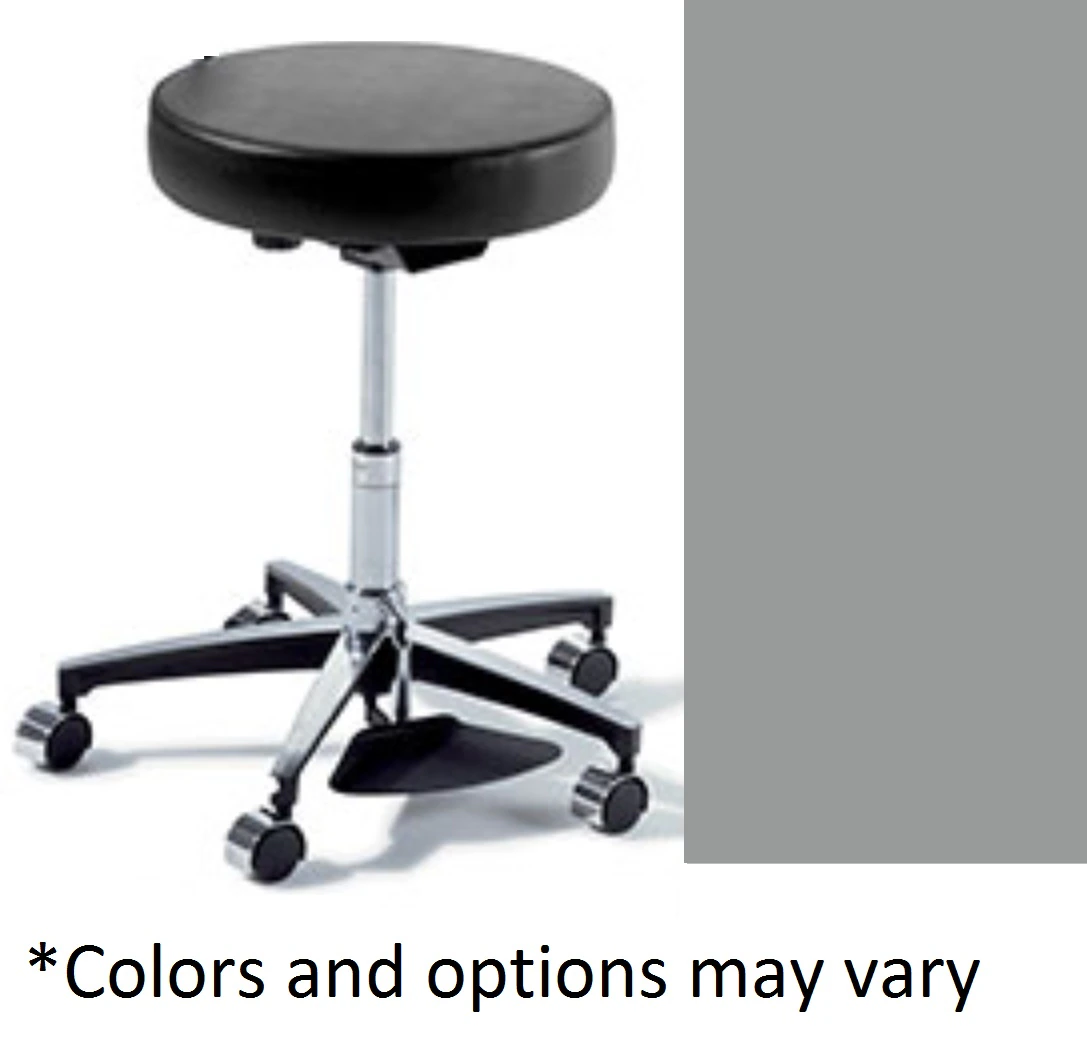 Midmark Ritter 276 UltraFree Exam Stool with Foot Ring, 350 lb Capacity