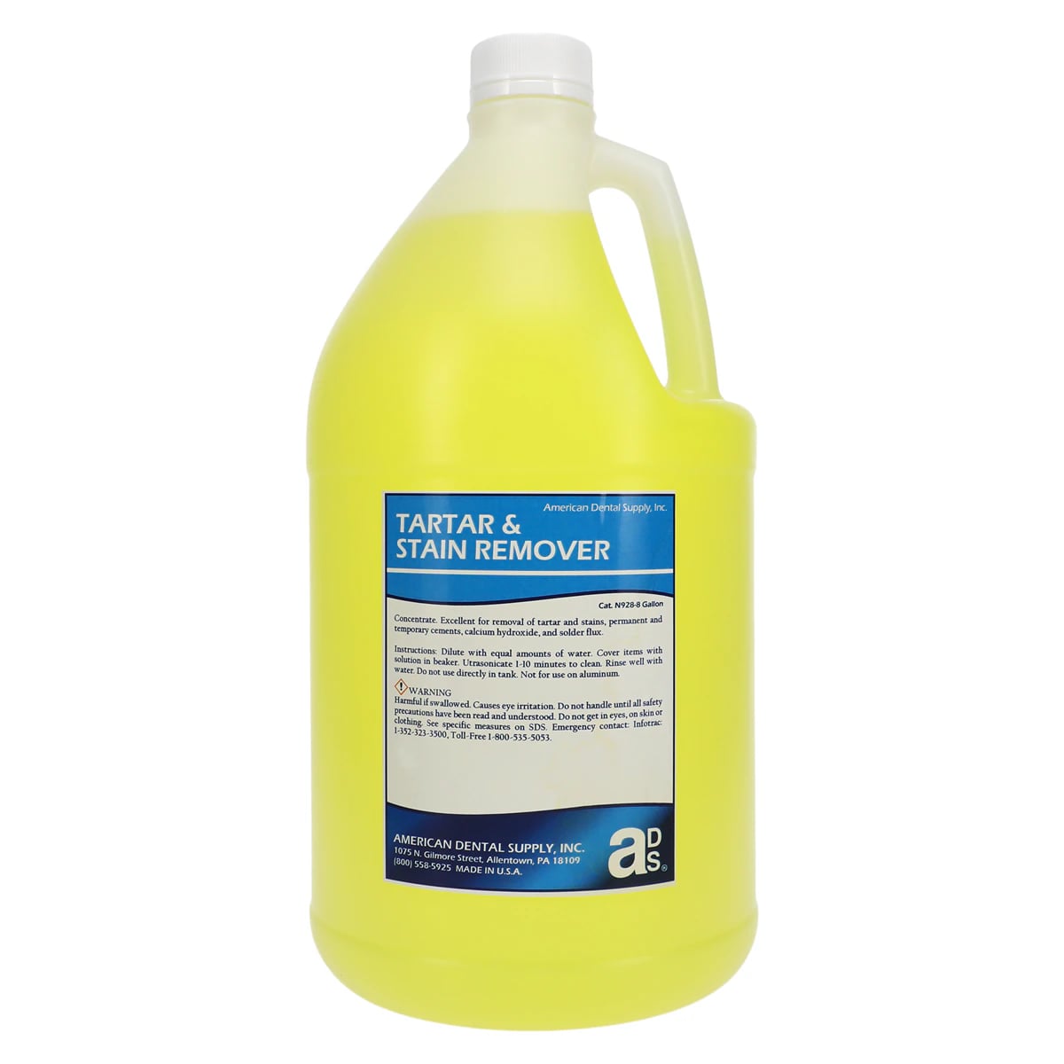 American Dental Supply Tartar and Stain Remover Concentrate, 1 Gallon, 01KEZKNMV4T9AGJSE195Z3H4MY