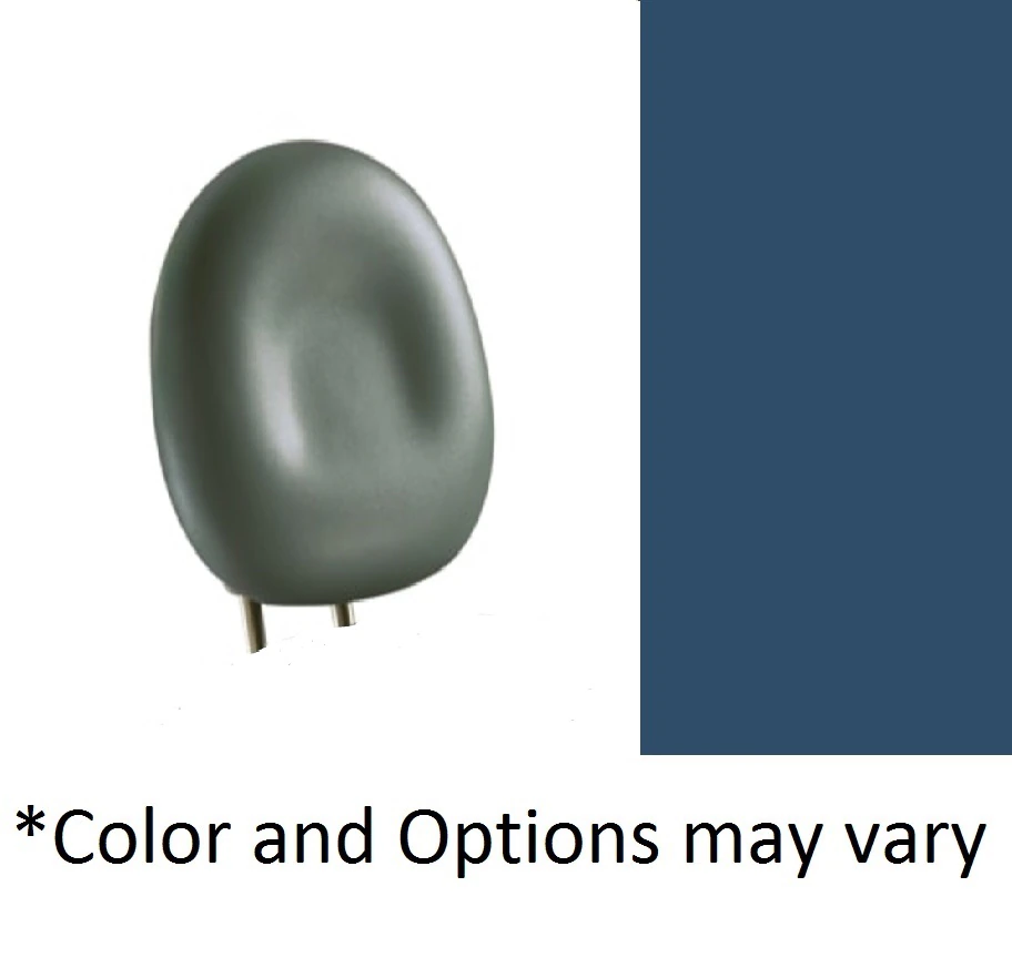 Midmark 641 Contoured Headrest, Soothing Blue