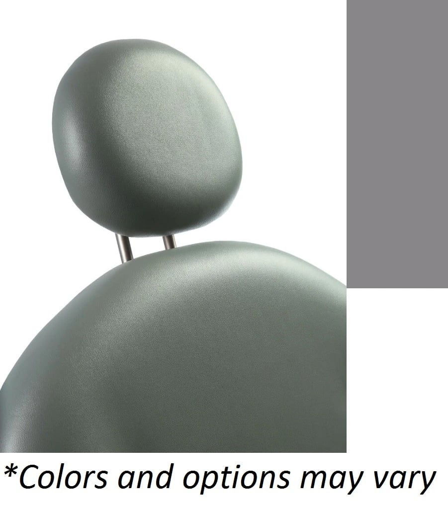 Midmark 641 Flat Headrest, Iron Ore