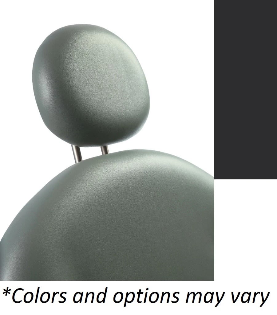 Midmark 641 Flat Headrest, Obsidian