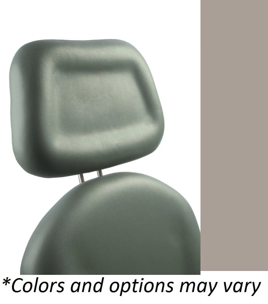 Midmark 641 UltraFree Rectangular Headrest, Dark Linen
