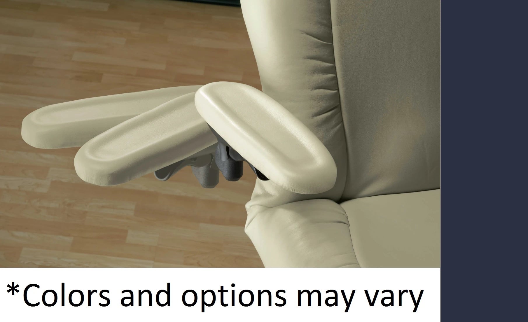 Midmark 641 Barrier Free Chair Arms, UltraFree Harbor, Each (641-0200)