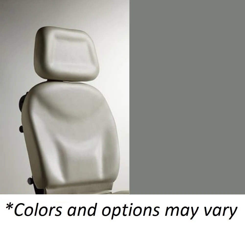 Midmark 630 Rectangular Headrest, Lunar Gray