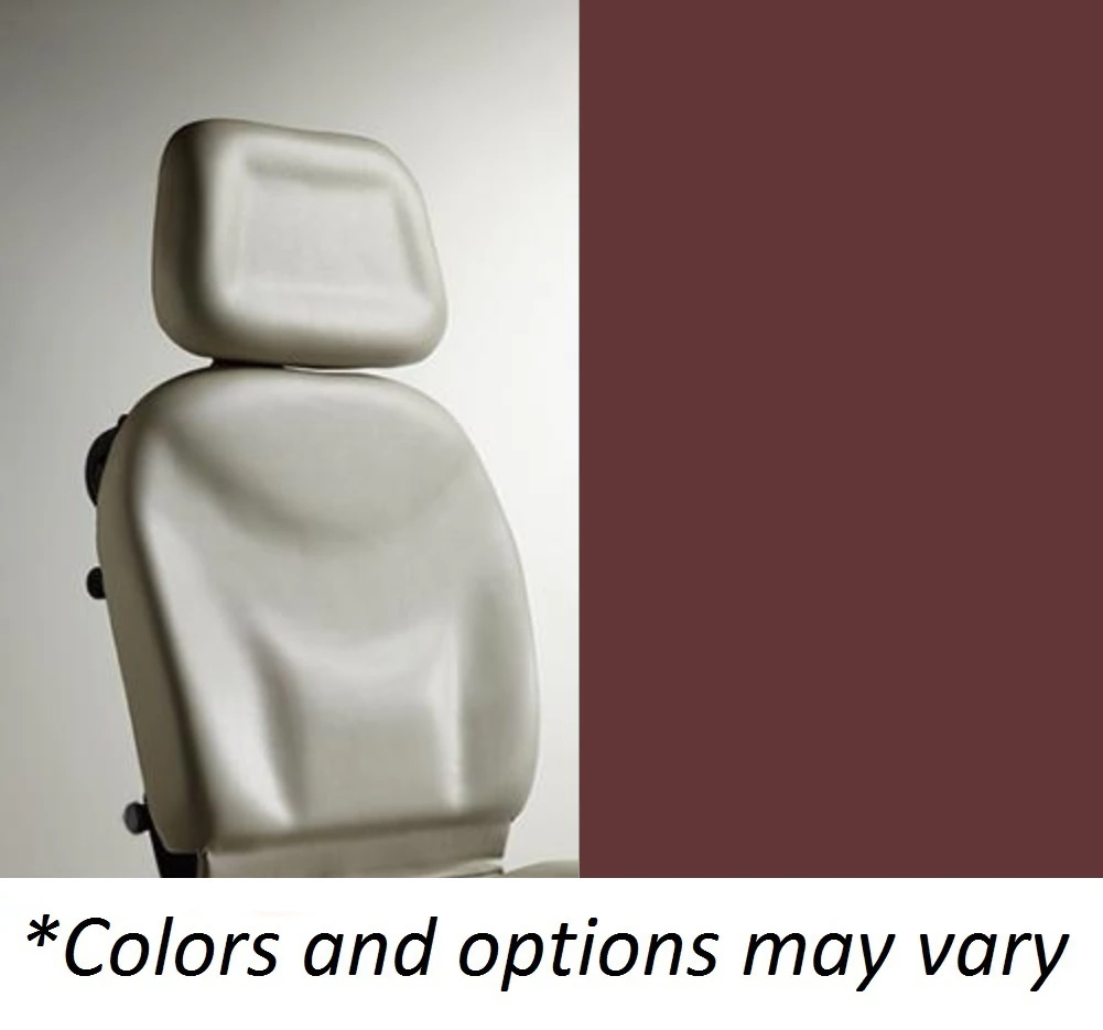 Midmark 630 Rectangular Headrest, Cranberry