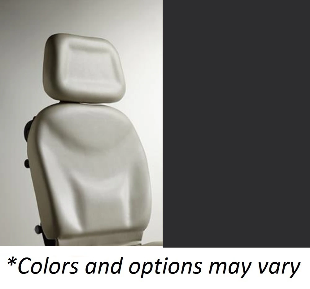 Midmark 630 UF Rectangular Headrest, Obsidian