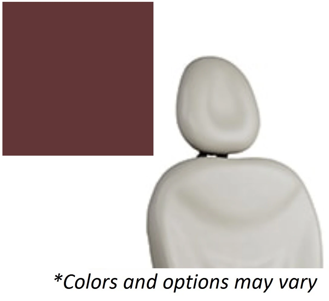 Midmark 630 Oval Headrest, Cranberry