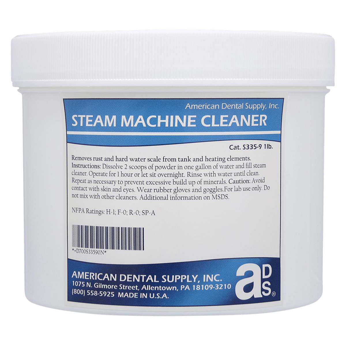Steam Machine Cleaner Kit #2 Powder, 1 lb, American Dental Supply