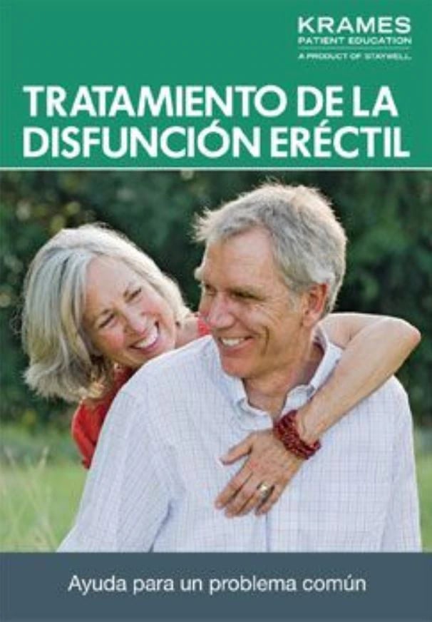 Krames Communications Treating Erectile Dysfunction Informational Booklet, 16 Pages, Multicolor, Each
