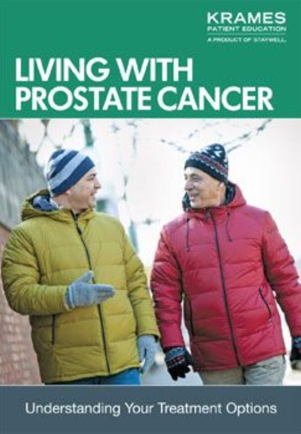 Living With Prostate Cancer Informational Booklet, English, 16 Pages, Full Color, Each