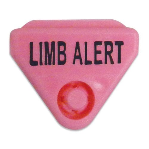 Clasp Alert In-A-Snap Limb Identification Band Clasps, Pre-Printed, Pink, 3/4", Disposable, 250/Package