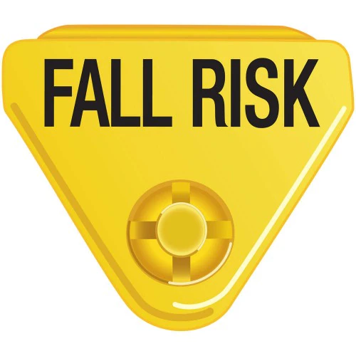 In-A-Snap Alert Clasp Fall Risk Wristband Clasp, Pre-Printed, Yellow, 3/4", Adult/Pediatric, Disposable, 250/Pk