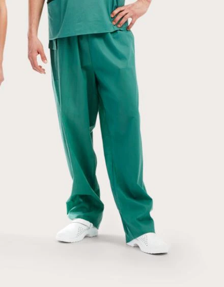 Barrier Extra Comfort Disposable Scrub Pant, X-Large, Green, Elastic Waist, 48/Case