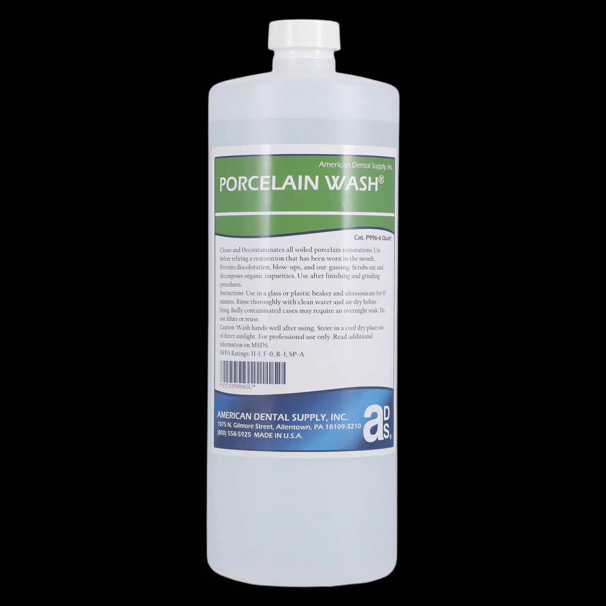 American Dental Supply Porcelain Wash, Quart, #P-996