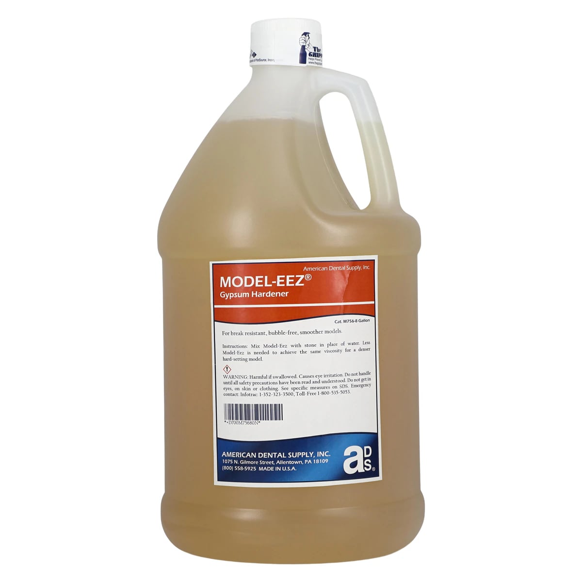 Model EEZ Bubble-Free Pour Solution, Gypsum Hardener, 1 Gallon (128 oz)