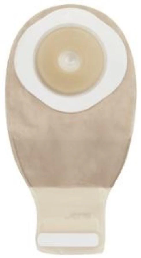 ConvaTec One-Piece Convex Ostomy Drainage Pouch, Transparent, 12"