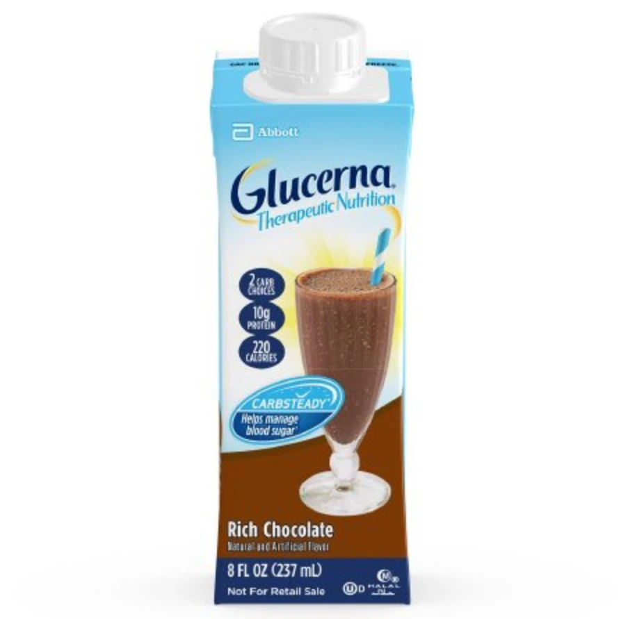 Glucerna Shake, Chocolate, 8 oz Carton, 24/Case