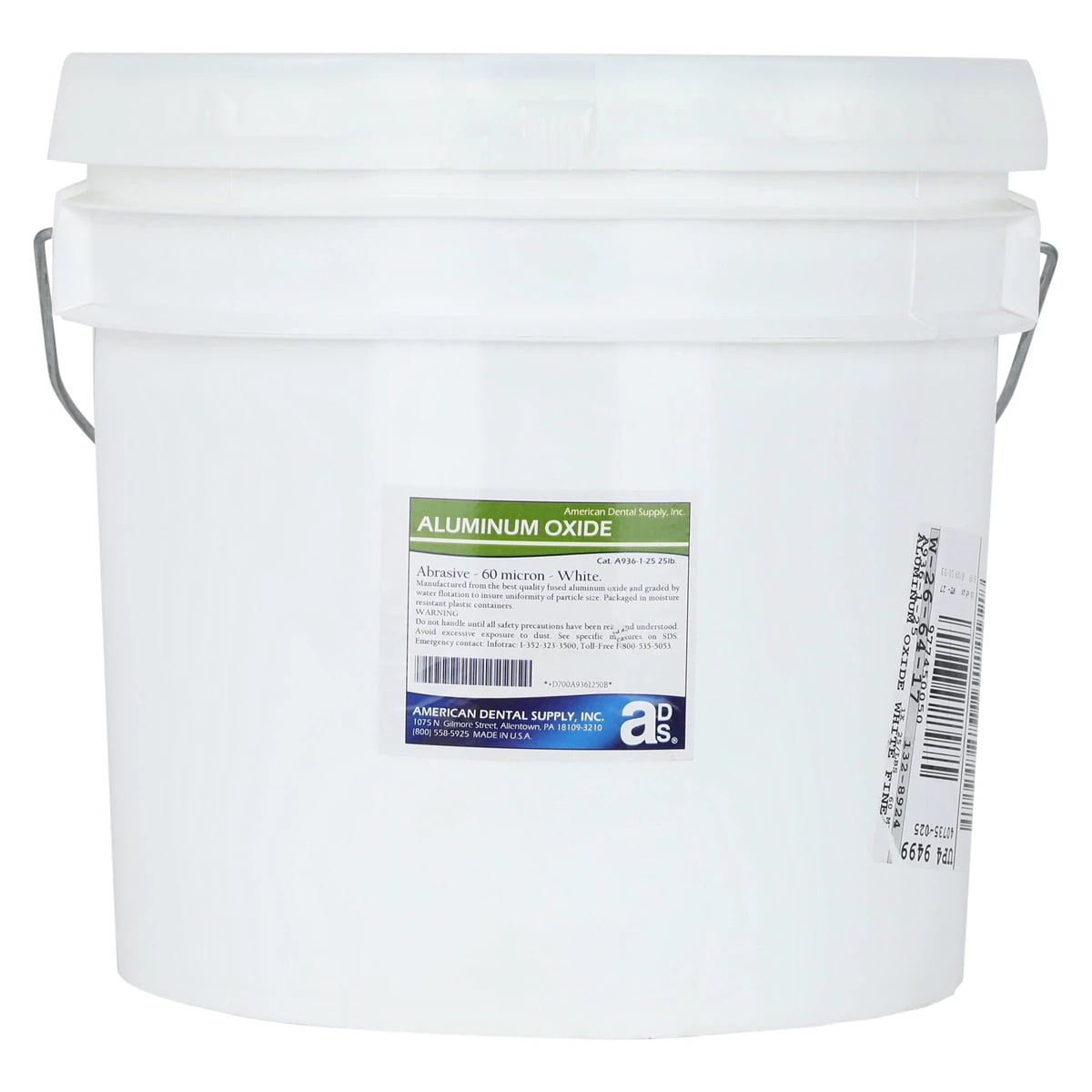 White Aluminum Oxide, Fine, 60 Micron, 25 Lbs, 01KEZKNMC44NB8BRYDZTNR7EA9