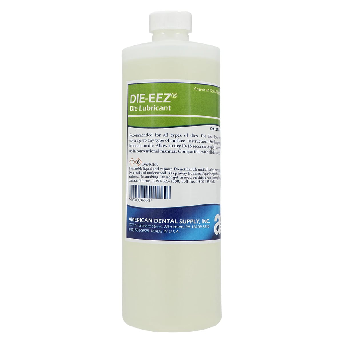 Die-Eez Lubricant, 16 oz Bottle, American Dental Supply