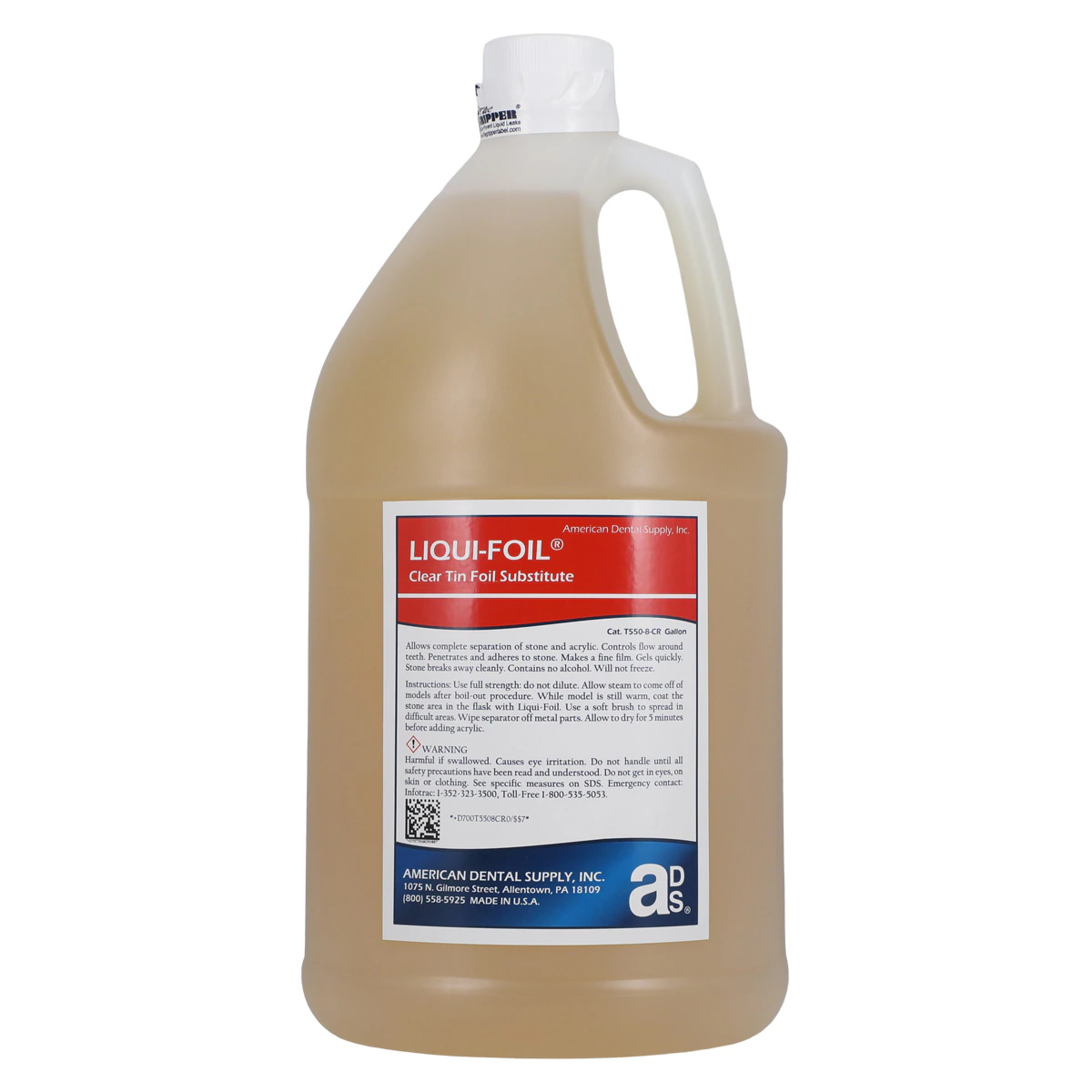 Liqui-Foil Clear Tin Foil Substitute, 1 Gallon Bottle