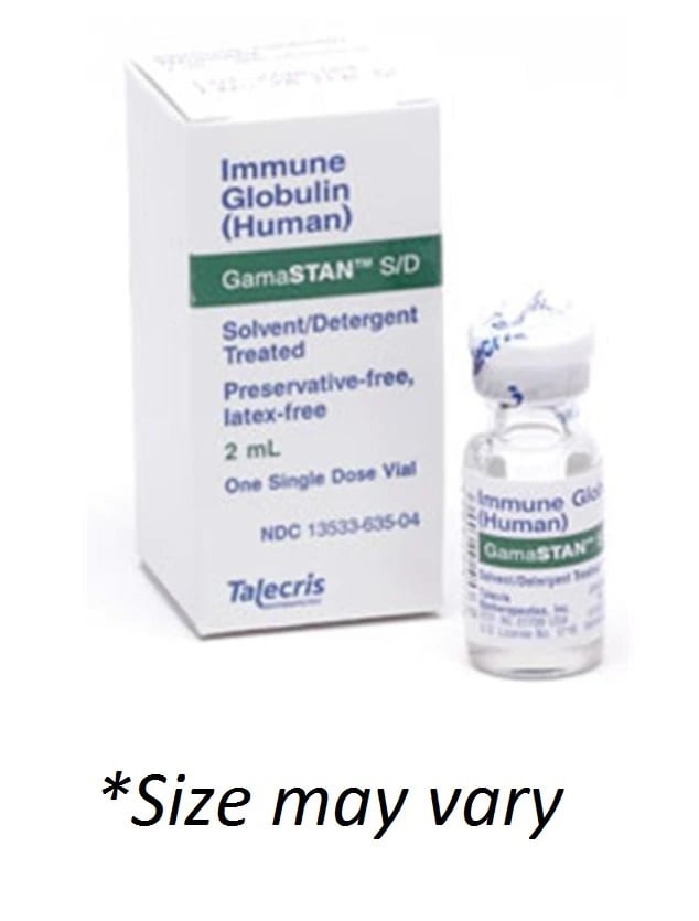GamaSTAN S/D SDV Injection, 10mL Single Dose Vial