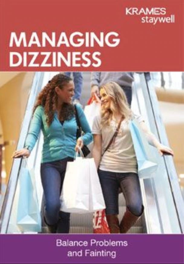Krames Communications Managing Dizziness Educational Booklet, English, 16 Pages, Multicolor, Each