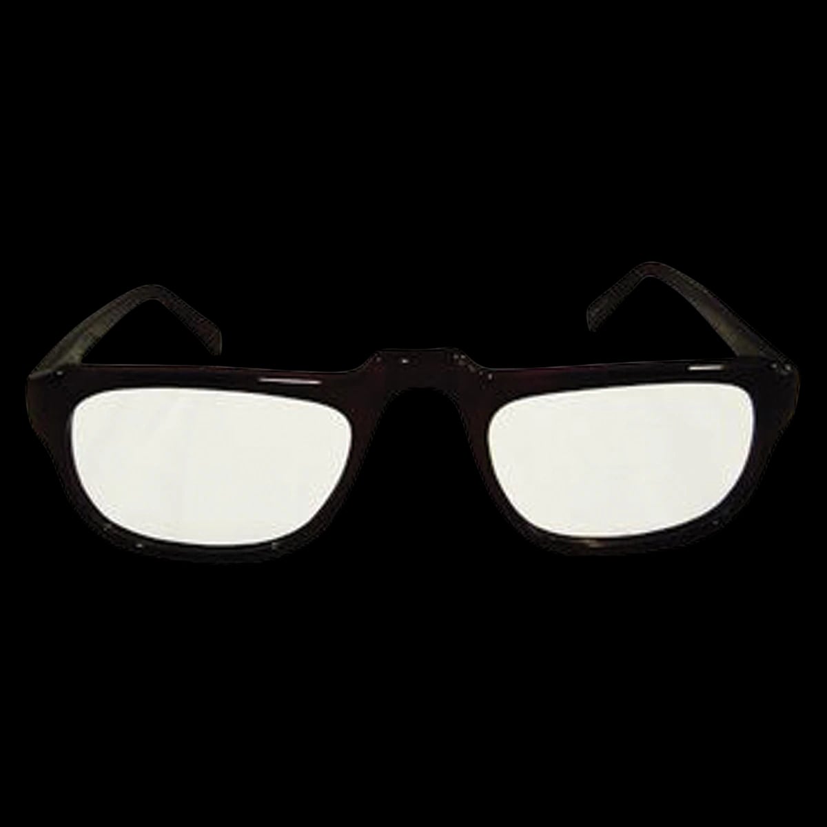 American Dental Supply Bifocal Safety Glasses, 2.5x Magnification, Clear Lens, Black Frame, Each