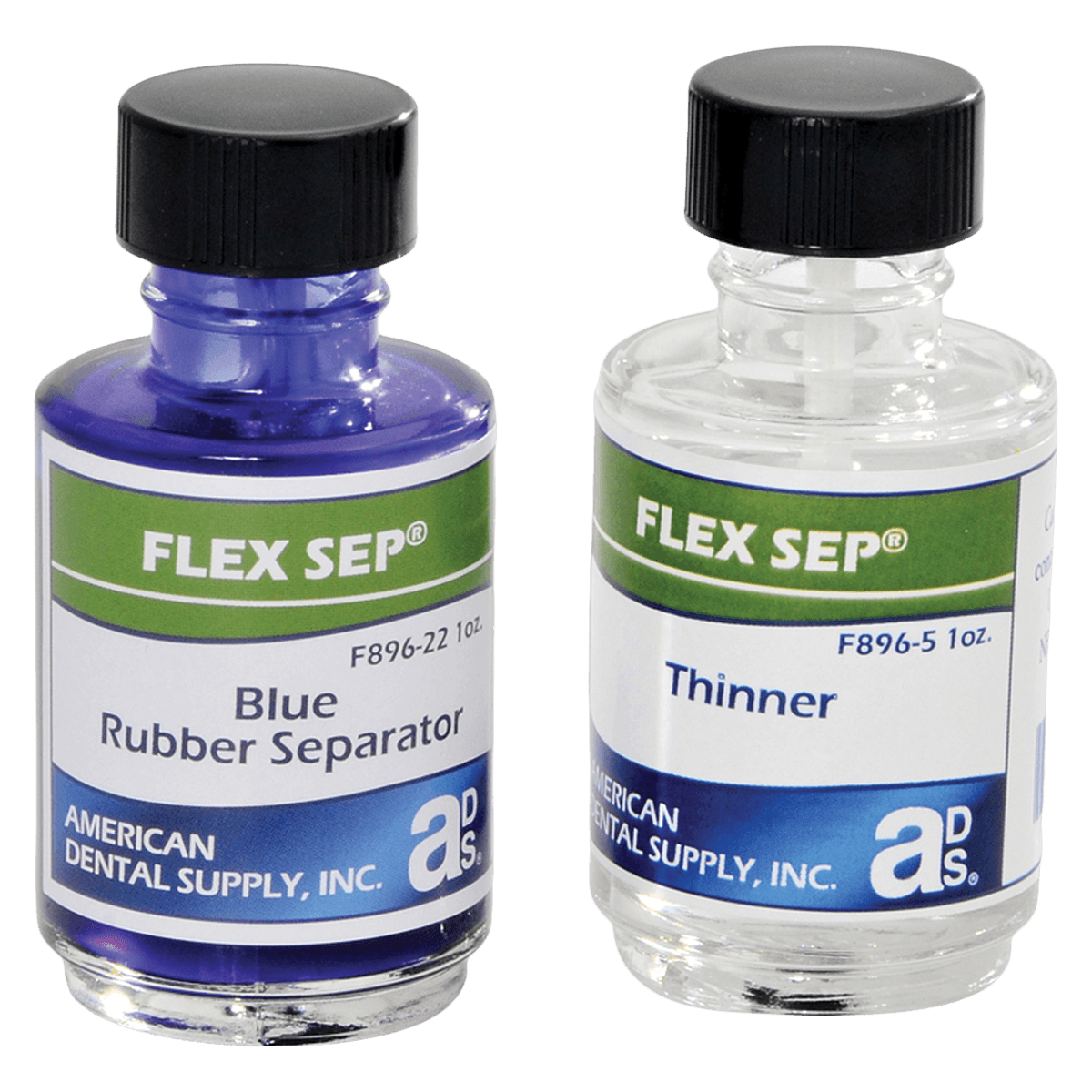Flex-Sep Rubber Separator Kit, Clear, 1 oz Bottle with Thinner, 1 Kit/Pkg