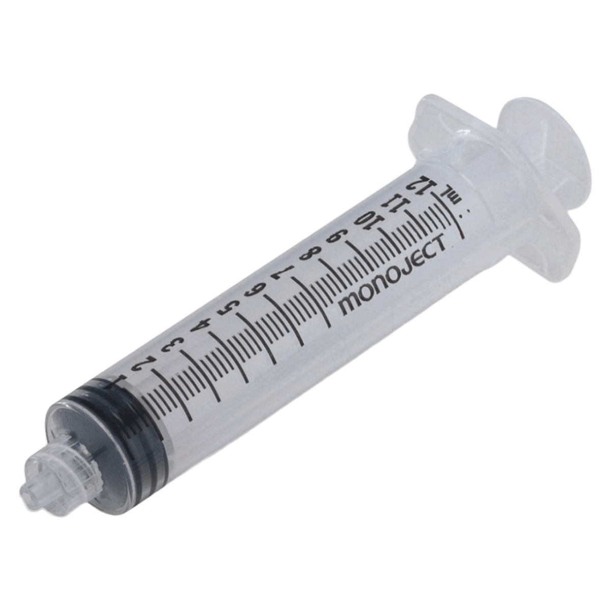 Monoject Hypodermic Syringe, Luer-Lock Tip, 12 mL, Sterile, Rigid Pack, 80/Box, 8881512878