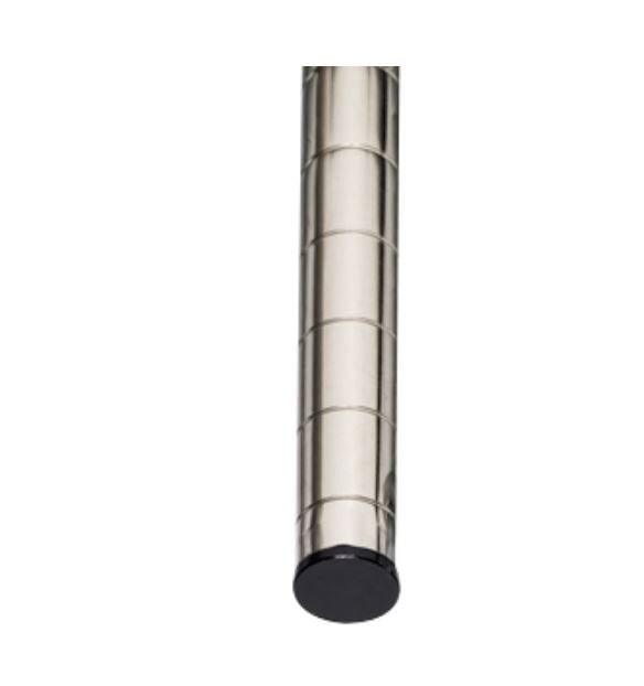 InterMetro Industries Wire Shelf Post, Stainless Steel, 33-3/4"