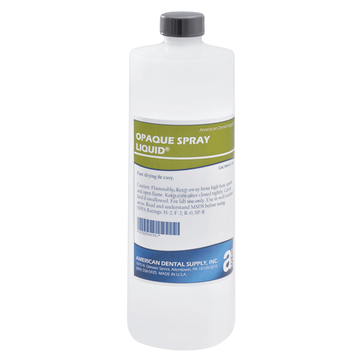 American Dental Supply Opaque Spray Liquid, 16 oz Bottle
