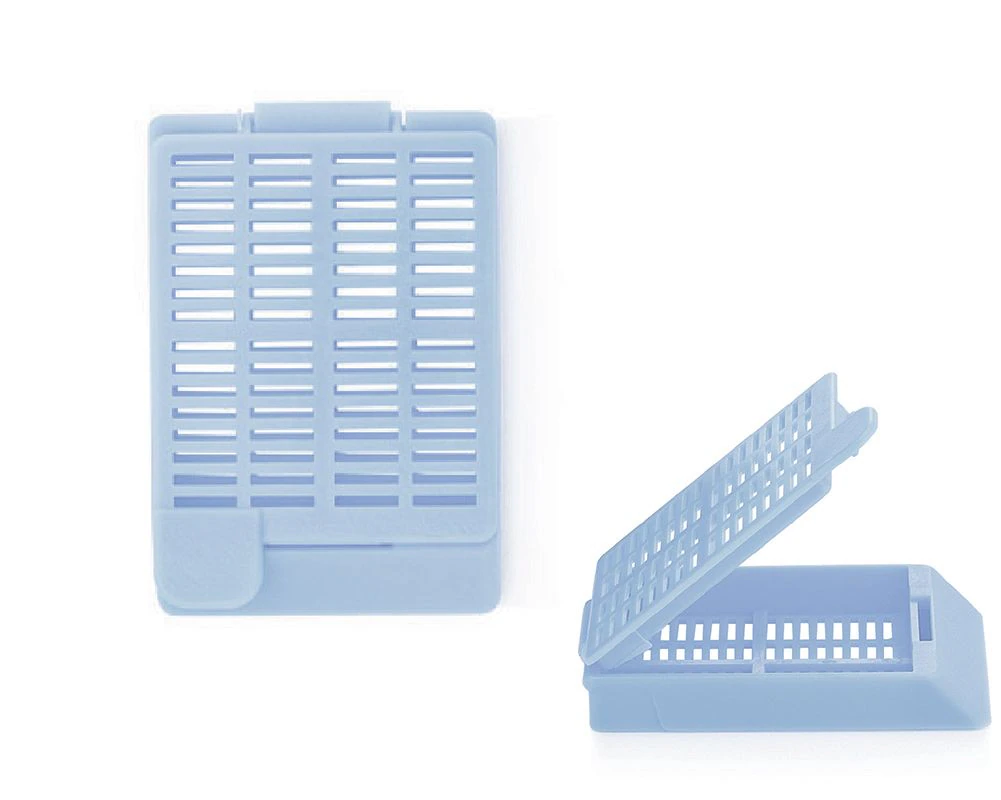 Statlab Medical Products Embedding Cassettes, Hinged Lid, Light Blue, 500/Box