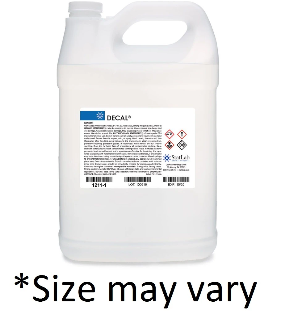 Statlab Medical Products Decal Decalcifier Solution, 32 oz Bottle