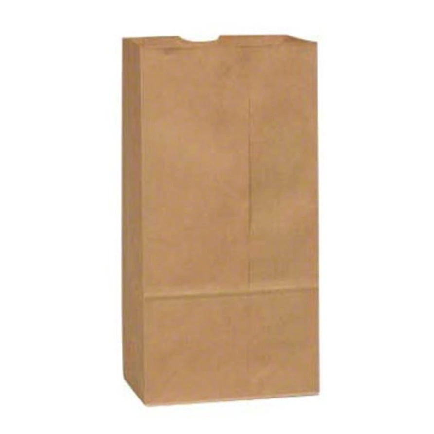 Kraft Paper Grocery Bags #2, 7-1/16" x 4-1/2" x 13", 500/Case