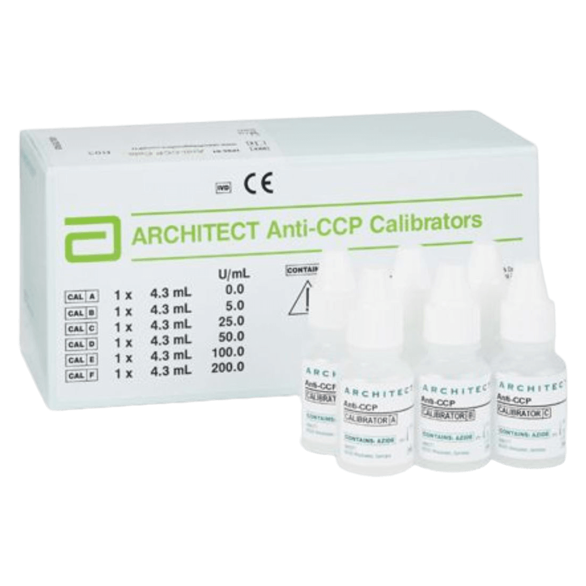 Abbott Architect Anti-CCP Calibrators, 6 x 4.3 mL