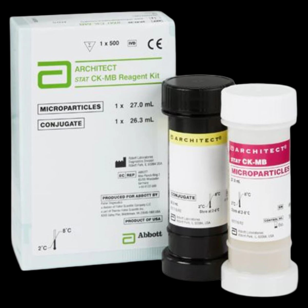 Abbott STAT CK-MB Reagent Kit, 500 Tests, 01KT0J0ADG5M1NQ9W7VDTNETV3