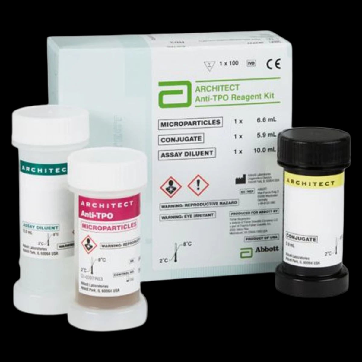 Abbott Anti-TPO Reagent Kit, 100 Tests, 01KT0J09332K0HFDR6ESXWR80M