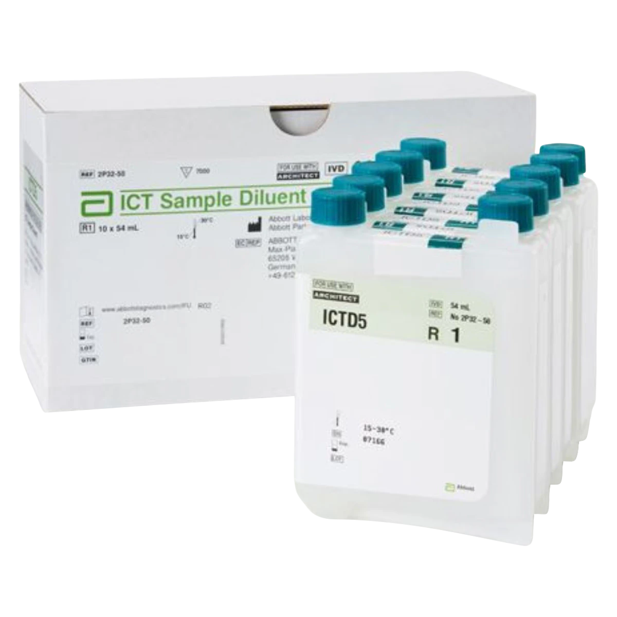 Abbott ICT Sample Diluent, Concentrated, 10 x 54 mL Kit