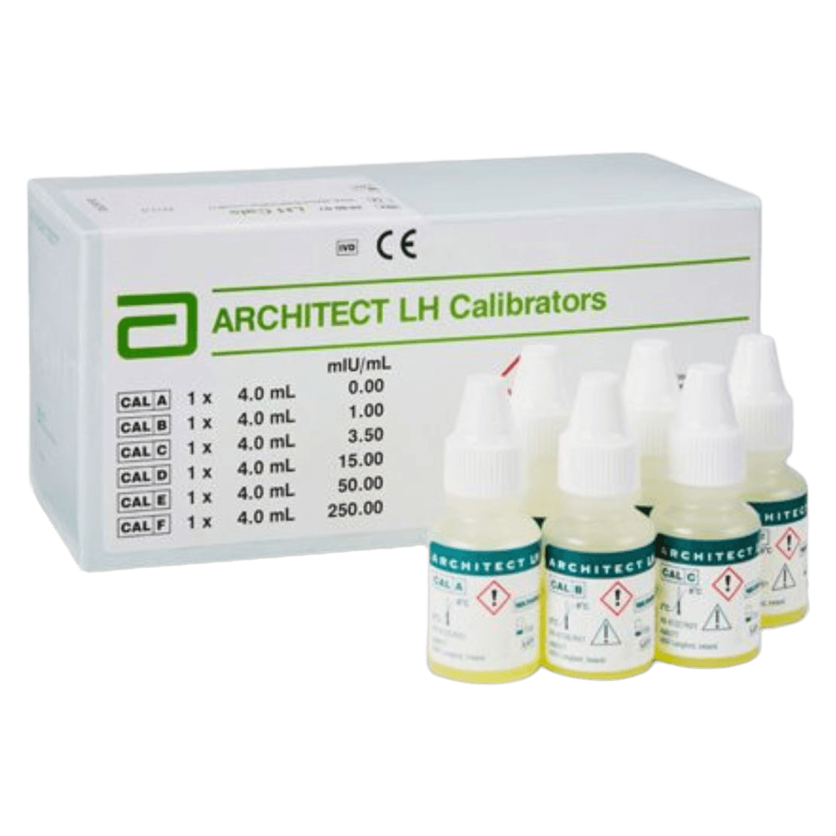Abbott Architect LH Calibrators, Luteinizing Hormone, 6 x 4 mL