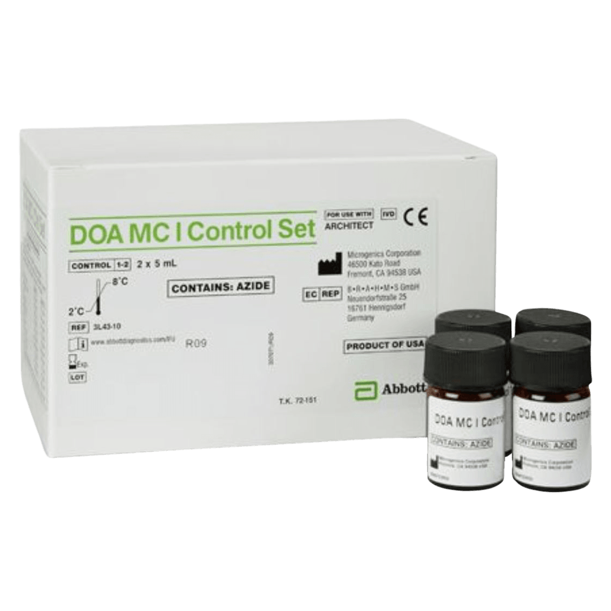 Abbott DOA: Drugs of Abuse II Multiconstituent Control Set (MC I)