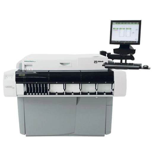 Abbott Architect i2000SR Immunoassay Analyzer, 200 Tests/Hour, 180/264V, 48x61x49"