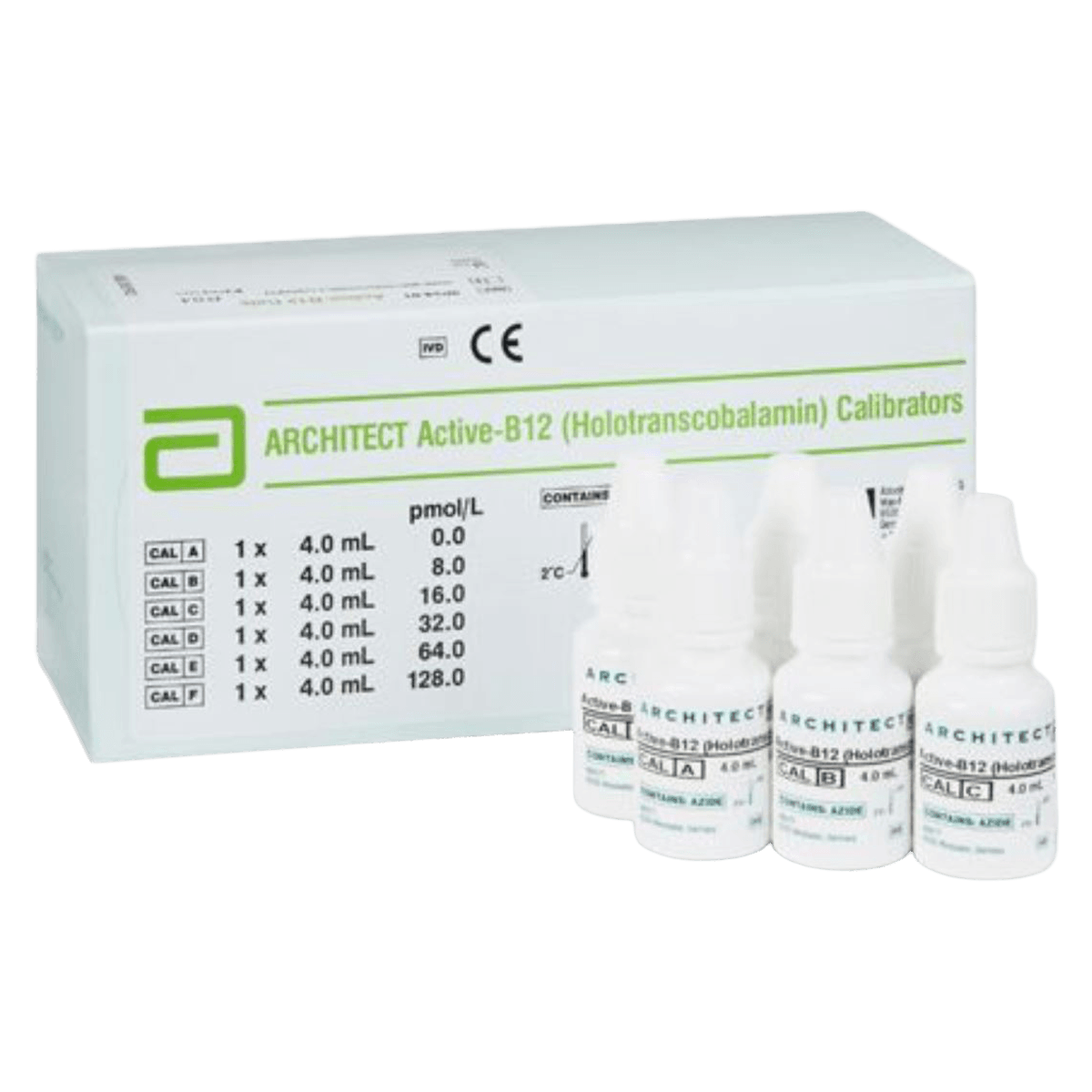 Abbott Active-B12 Calibrators, 6 x 4 mL